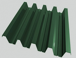 ПРОФНАСТИЛ Н60 - 0,7мм RAL 6005-Зеленый мох
