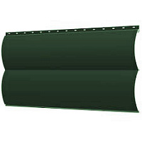 САЙДИНГ "Блокхаус" - 0,5мм RAL 6026- Зеленый опал